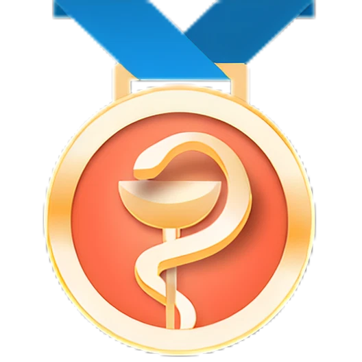 Изображение награды Статус «Московский врач» (присвоен департаментом здравоохранения Москвы)