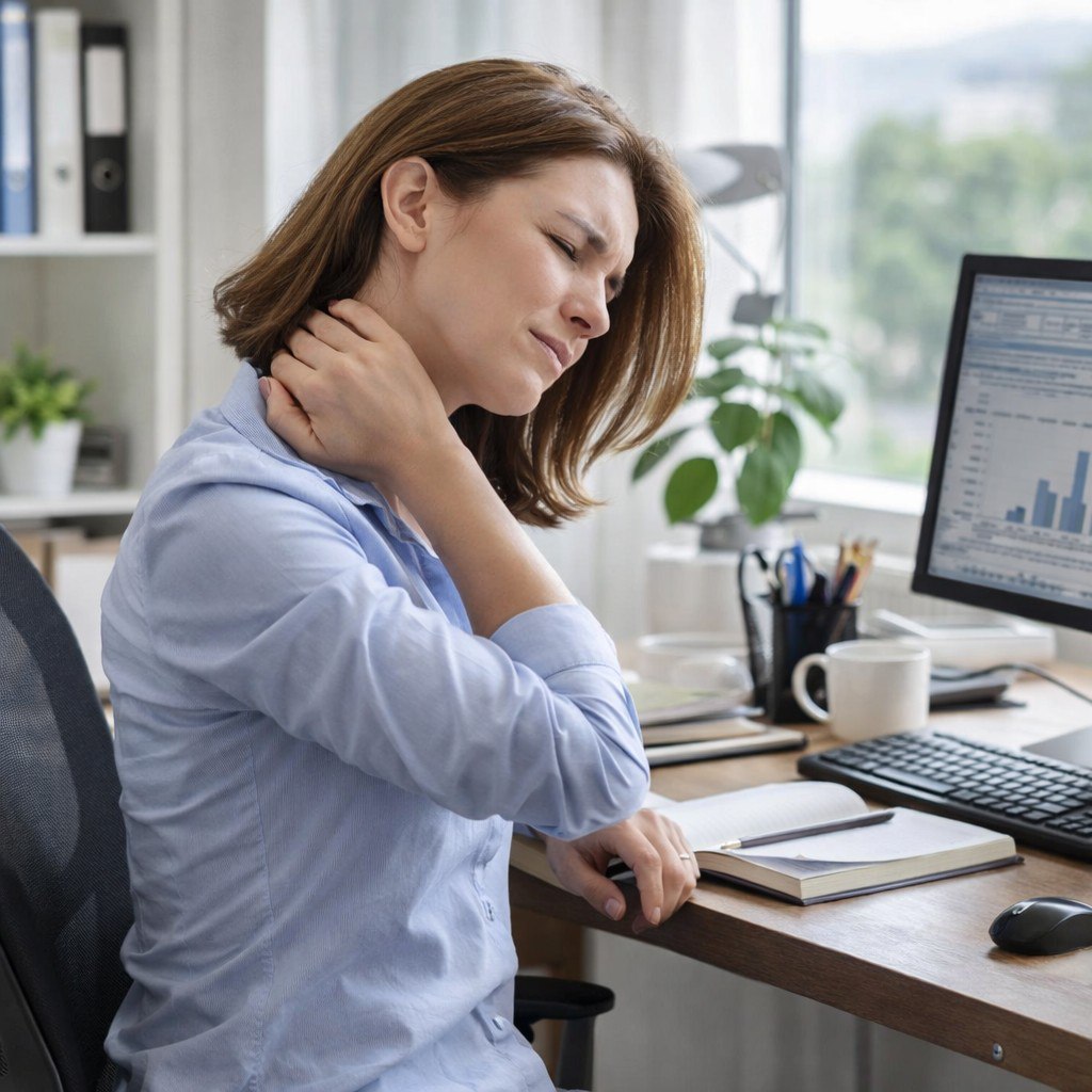 Изображение статьи «Офисный» синдром: профилактика болей в спине и шее